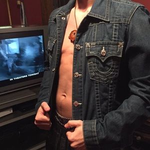 True Religion Jean Jacket. Model not for sale